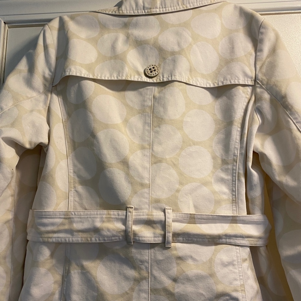 Merona Womens white and tan jacket Size XXL - Picture 3 of 5